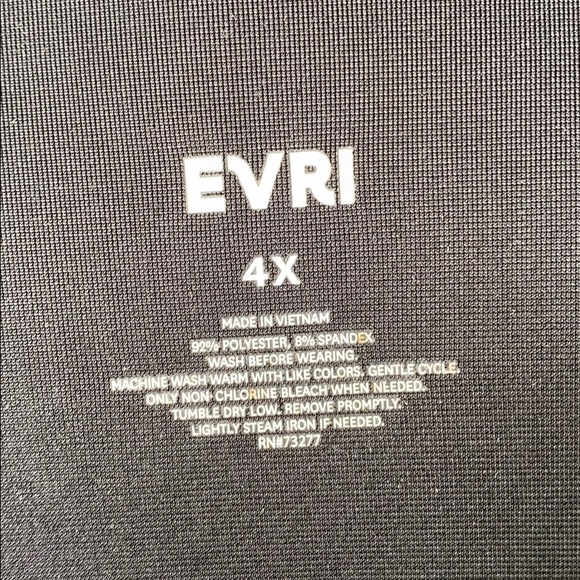 🌻 3/25 🌻 Plus Size EVRI Black Velvet Wrap Dress - Picture 13 of 13